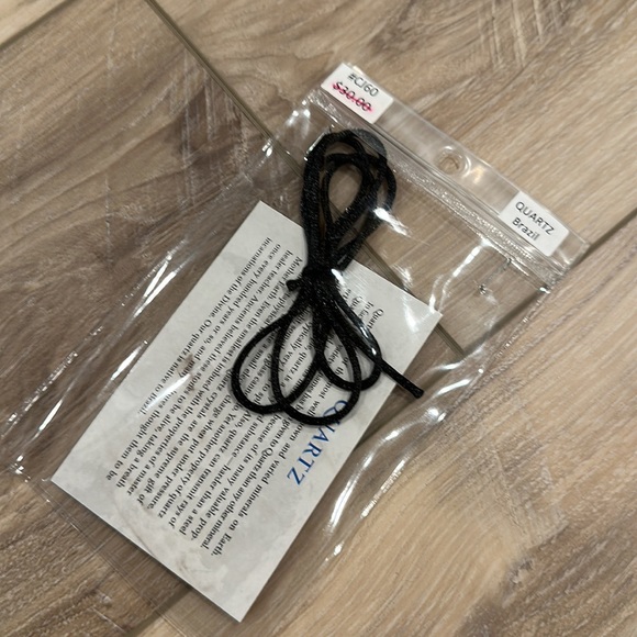 Black necklace string for crystals - Picture 2 of 2